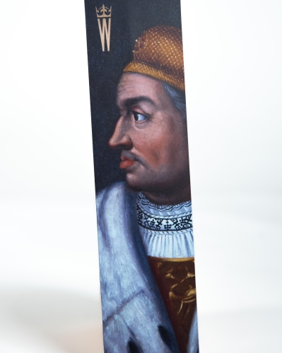 Zakładka papierowa portret Zygmunta Starego