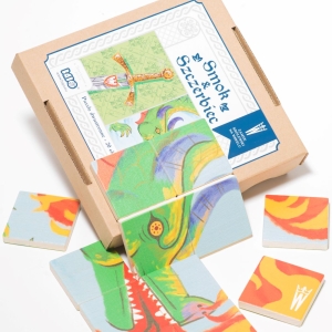 Puzzle dla dzieci Smok Wawelski i Szczerbiec - 2
