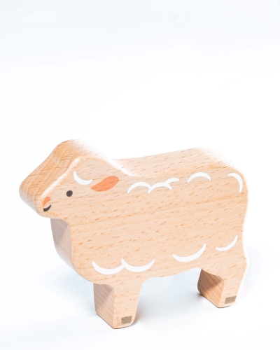 Figurka drewniana Owca