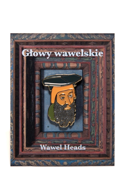 Pin Głowy Wawelskie - mężczyzna