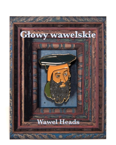 Pin Głowy Wawelskie - mężczyzna