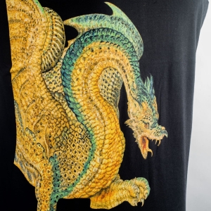 Wawelski T-shirt z nadrukiem smoka dziecięcy | Rozmiar 152 - 3