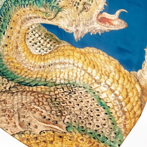 Szal jedwabny Milanówek smok 90x200 cm - 3