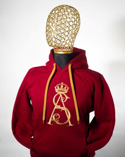 Bluza z kapturem bordowa | Rozmiar L