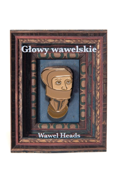 Pin Głowy Wawelskie - kobieta