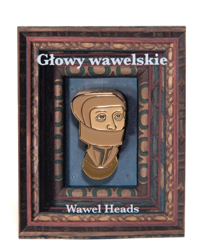 Pin Głowy Wawelskie - kobieta