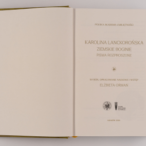 Karolina Lanckorońska. Ziemskie Boginie - 3